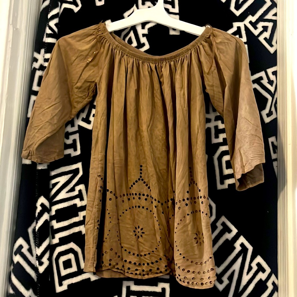 Brown blouse